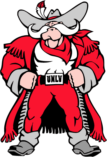 UNLV Rebels 1995-2005 Mascot Logo diy DTF decal sticker